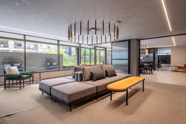 Studio Moderno e Equipado no ON Jurupis