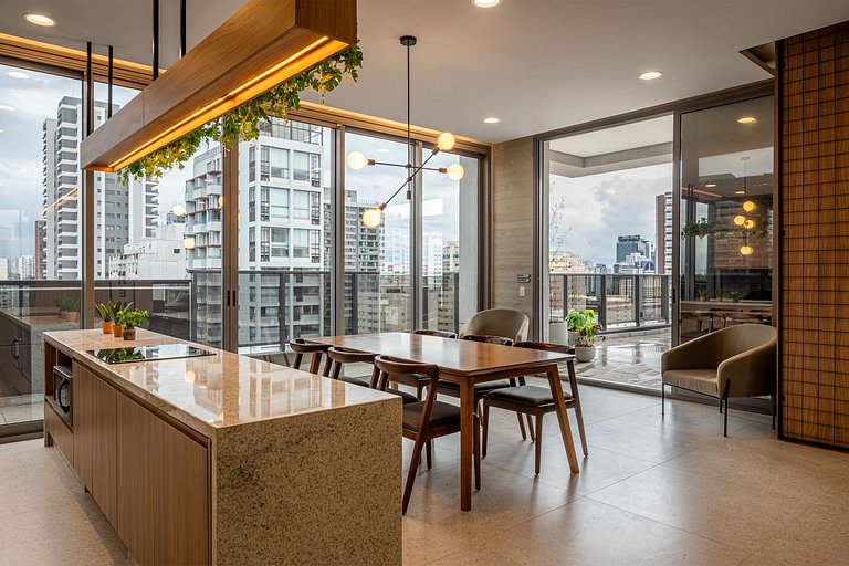 Studio Moderno e Equipado no ON Brooklin