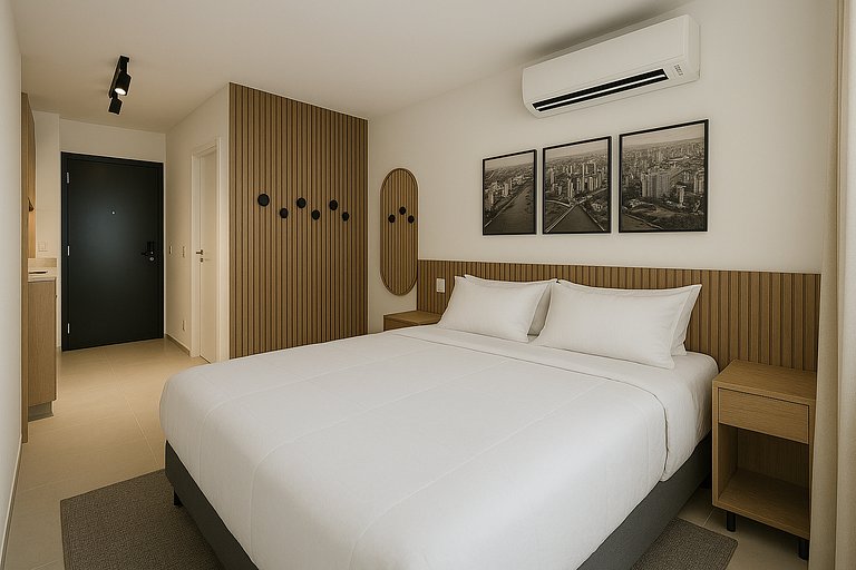 Studio Moderno e Equipado no ON Jurupis