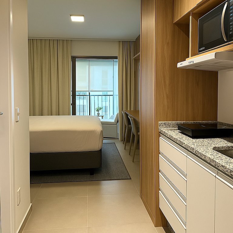 Studio Moderno e Equipado no ON Jurupis