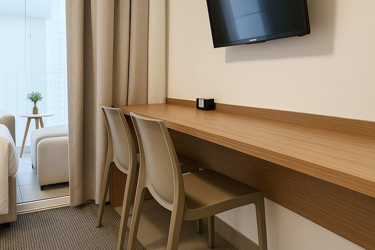 Studio Moderno e Equipado no ON Jurupis