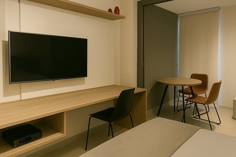 Studio Moderno e Equipado no ON Jurupis