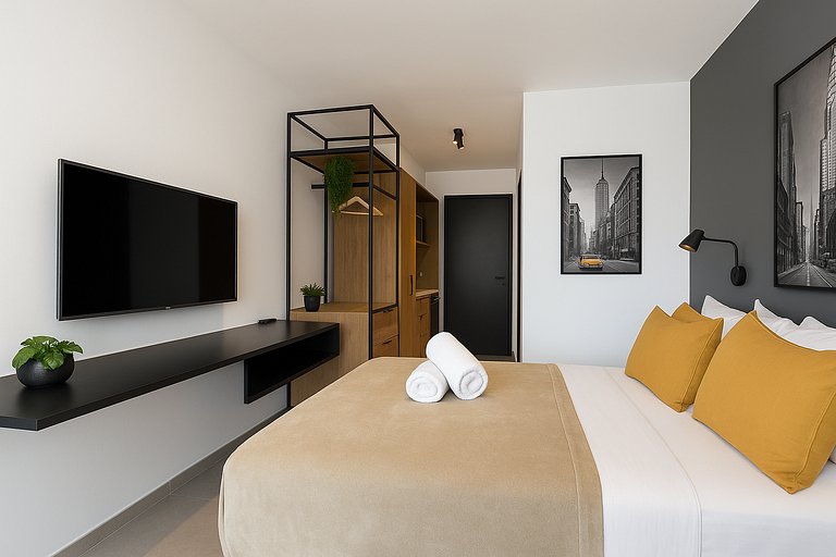 Studio Moderno e Equipado no ON Jurupis