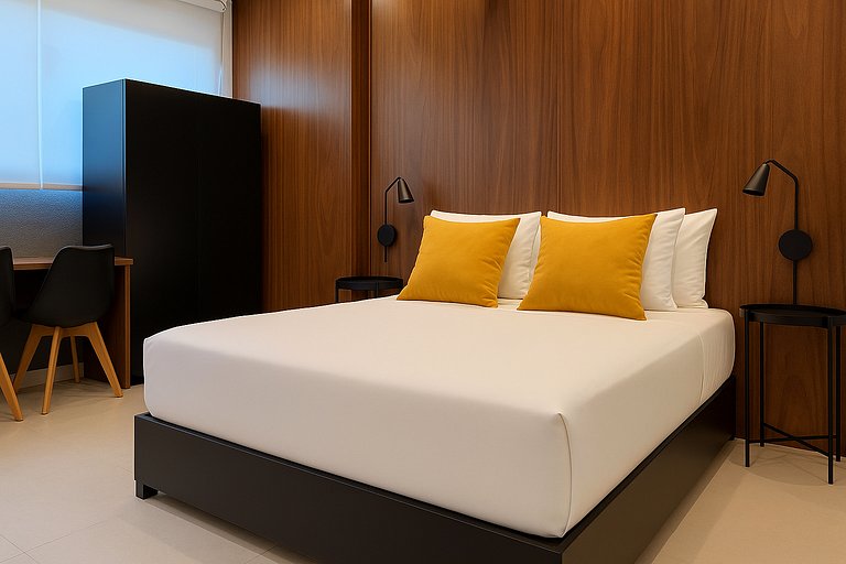 Studio Moderno e Equipado no ON Brooklin