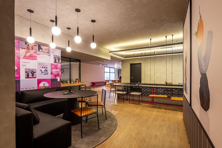 Studio moderno e completo no ON Maracatins - Moema