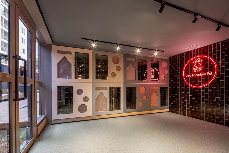 Studio – 2min do Metrô Paraíso / Rooftop e Piscina