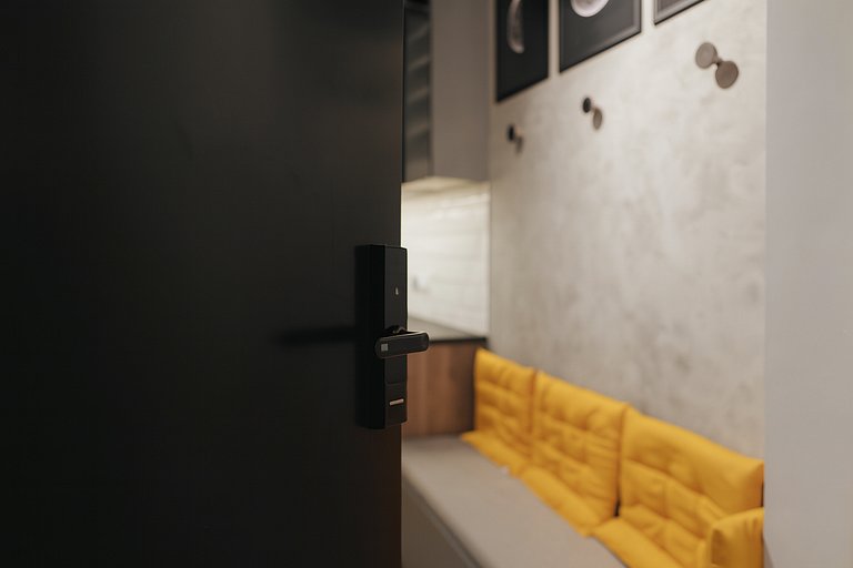 Studio moderno e completo no ON Maracatins - Moema