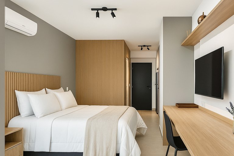 Studio Moderno e Equipado no ON Jurupis