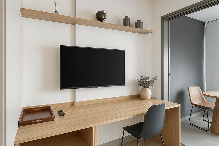 Studio Moderno e Equipado no ON Jurupis