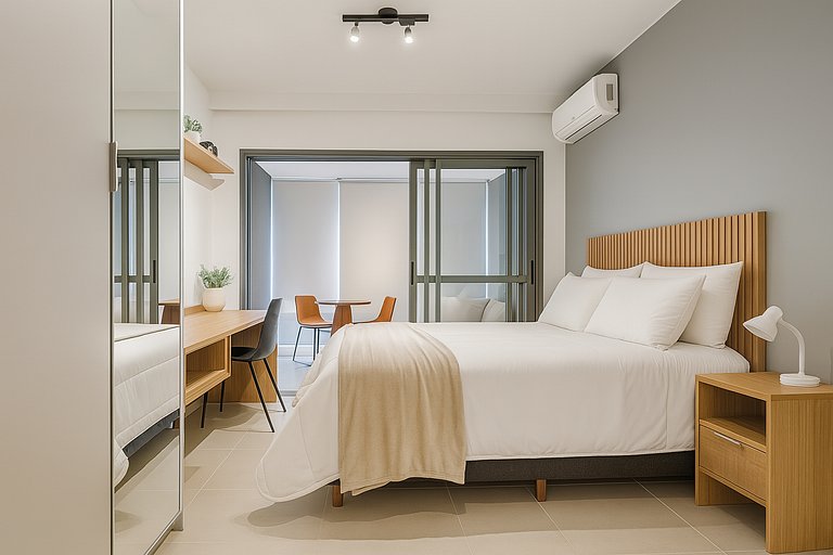 Studio Moderno e Equipado no ON Jurupis