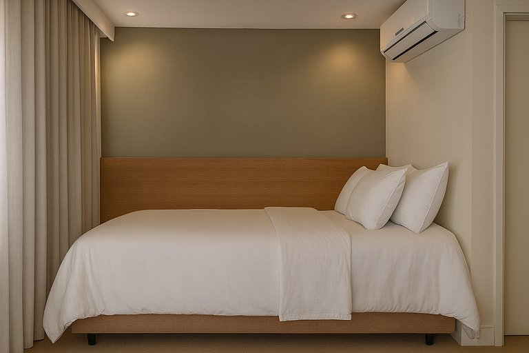 Studio Moderno no Brooklin a 200 m do Metrô