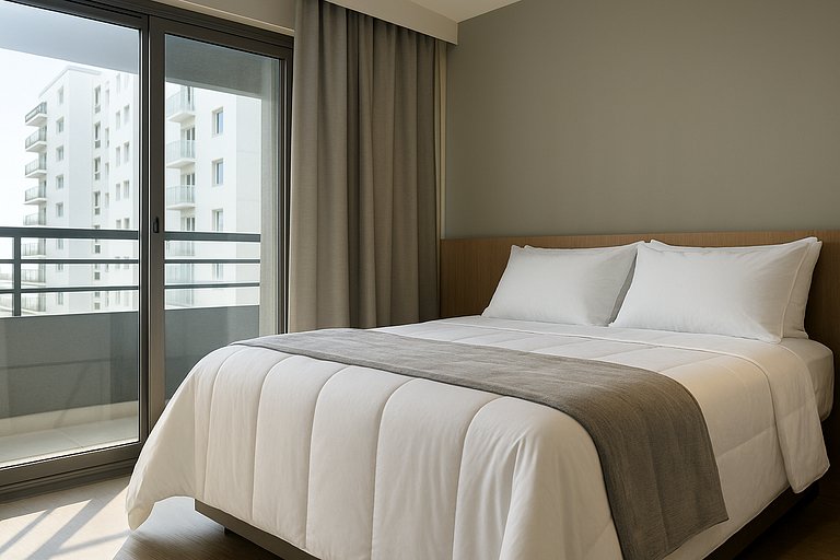 Studio moderno e completo no ON Maracatins - Moema