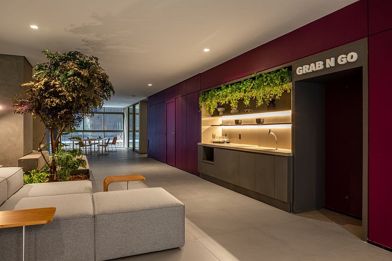 Studio completo na Vila Mariana, Academia, Cowork, perto do