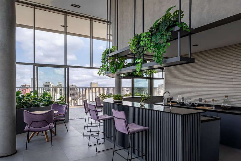 Studio completo na Vila Mariana, Academia, Cowork, perto do