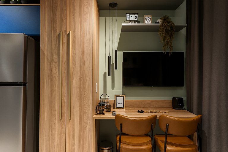 Studio Moderno e Equipado no ON Brooklin