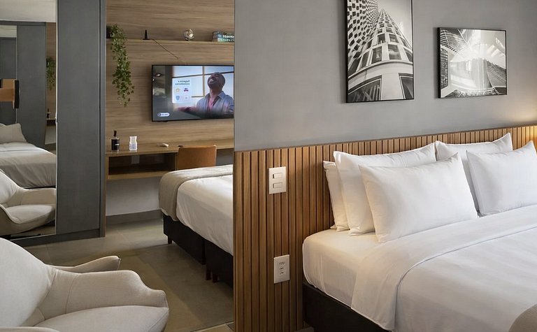 Studio Moderno e Equipado no ON Jurupis